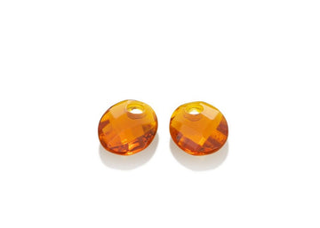 Sparkling Jewels Oorbel Edelstenen - Small Oval - Facet Citrine Quartz, exclusief en kwalitatief hoogwaardig. Ontdek nu!