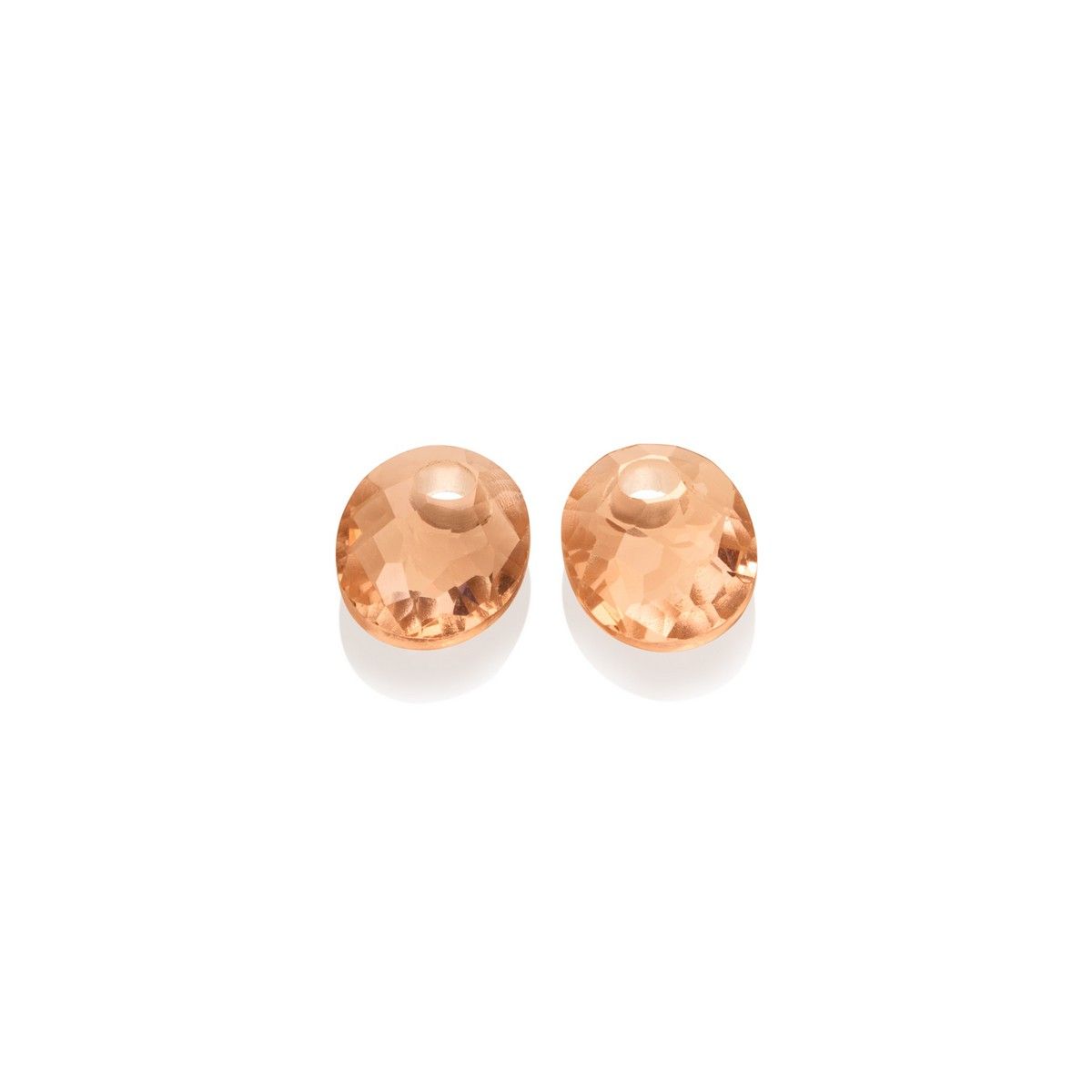 Sparkling Jewels Oorstenen Small Oval Kwarts EAGEM42-SO