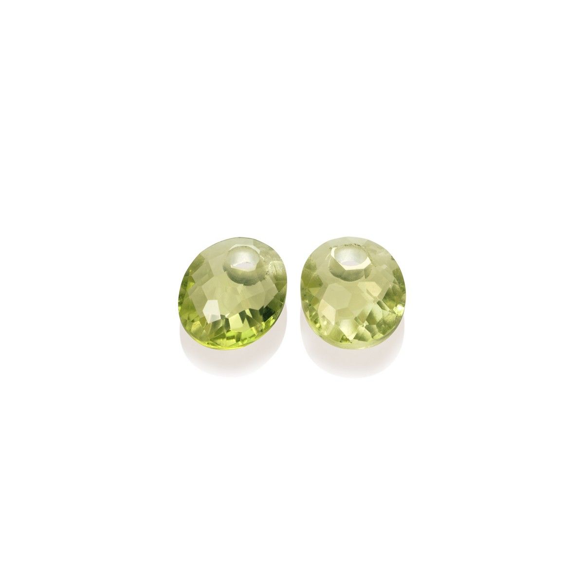 Sparkling Jewels Oorstenen Small Oval Lemon EAGEM43-SO