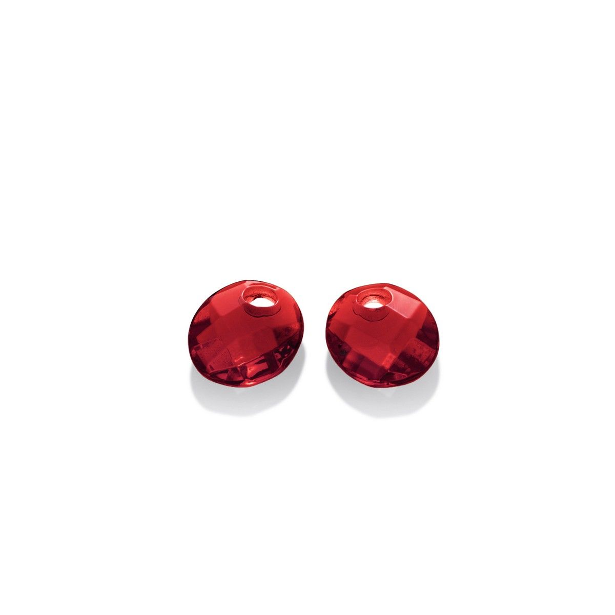 Sparkling Jewels Oorstenen Small Oval Rubinkwarts EAGEM50-SO