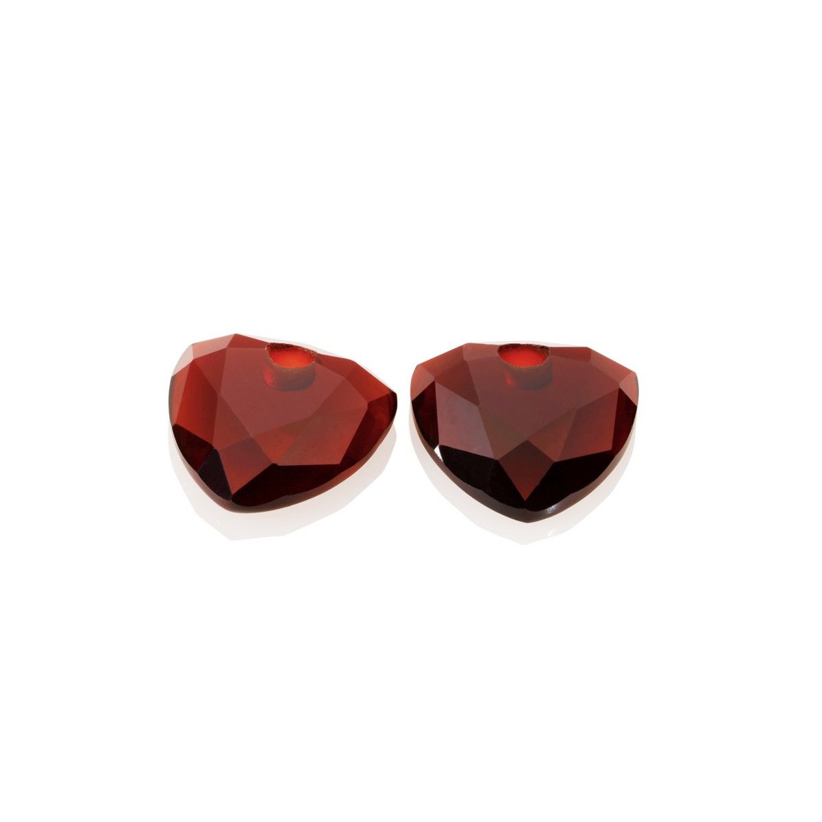 Sparkling Jewels Oorstenen Trillion Cut Robijnkwarts EAGEM50-TRI