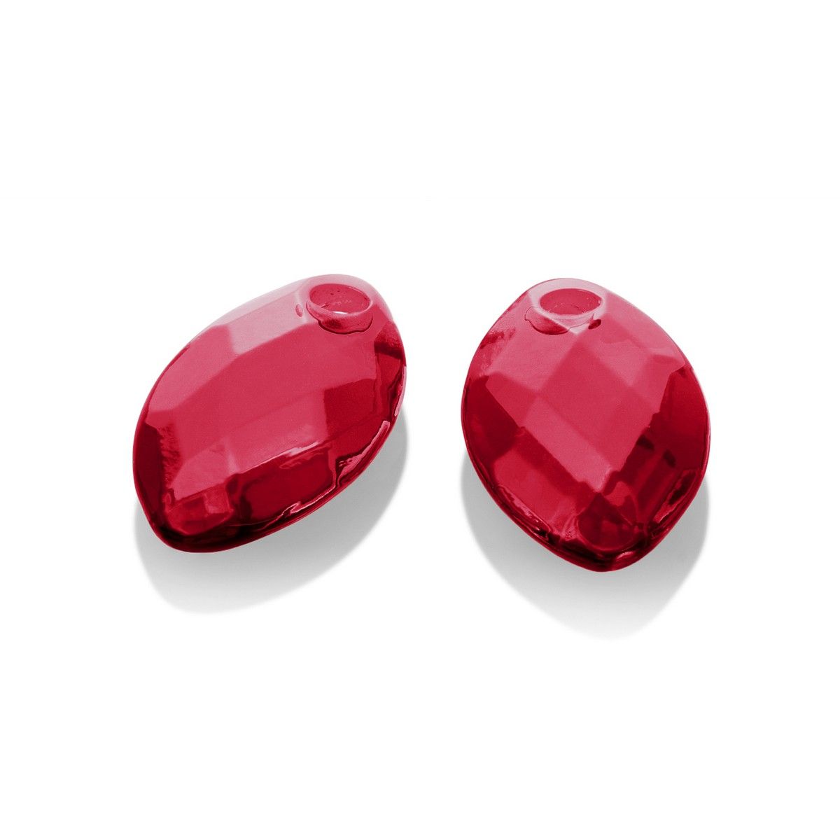Sparkling Jewels Oorstenen Leaf Fuchsia EAGEM51-FCLF-S