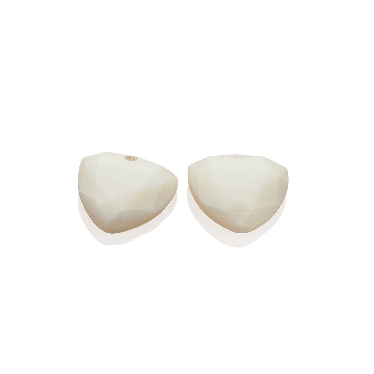 Sparkling Jewels Oorstenen Parel EAPEARL-TRI Zilverkleurig