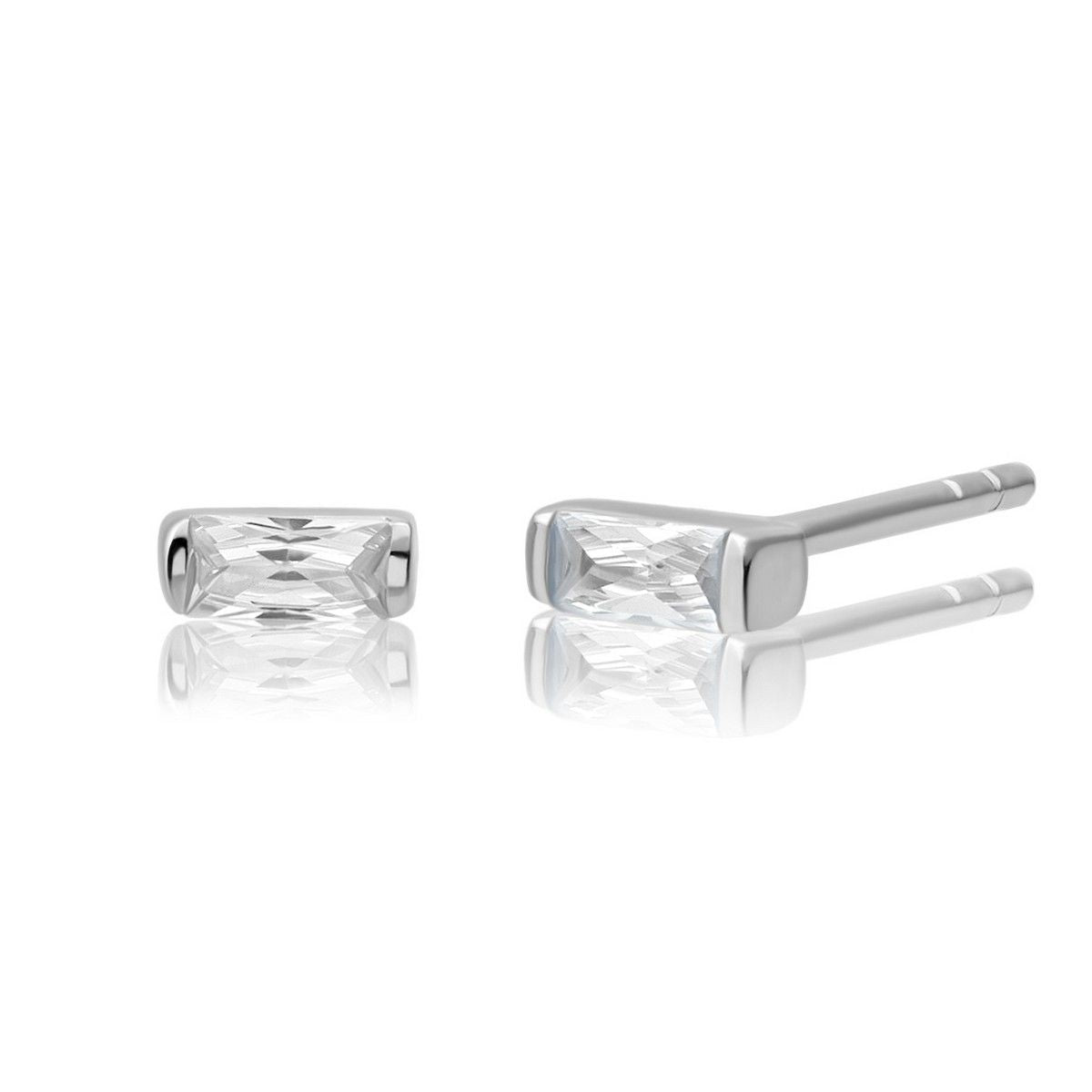 Sparkling Jewels Oorbellen Zirkonia EAS08-CZ01 Zilverkleurig