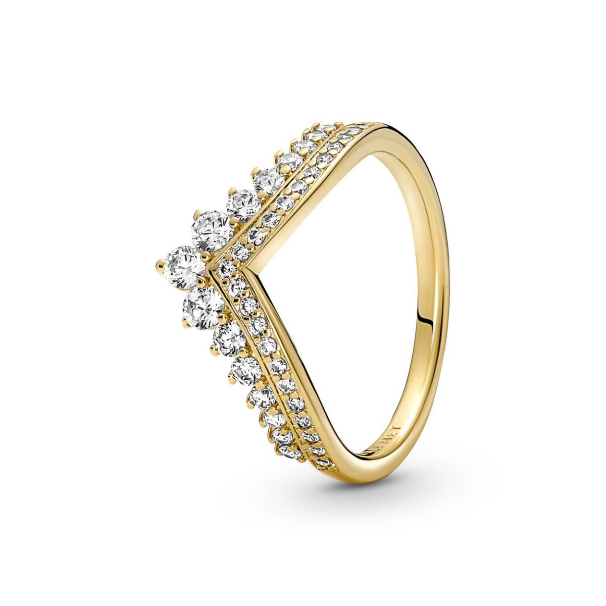 Pandora Timeless Wishbone Tiara Ring goudverguld - 167736C01