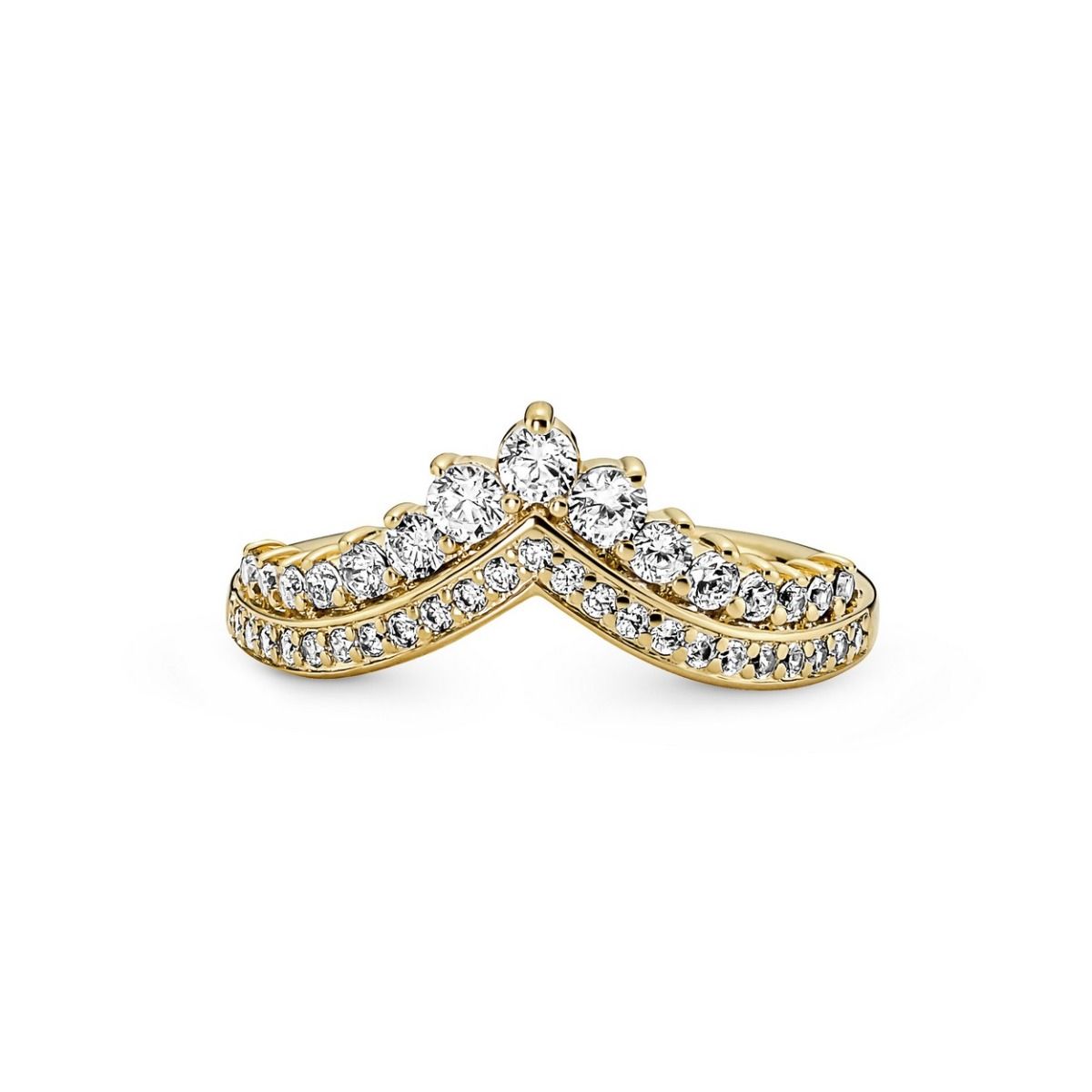 Pandora Timeless Wishbone Tiara Ring goudverguld - 167736C01
