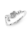 Pandora Mum Pave Heart Ring 191149C01, exclusief en kwalitatief hoogwaardig. Ontdek nu!