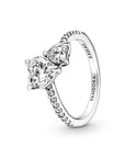 Pandora Double Heart Sparkling Ring 191198C01, exclusief en kwalitatief hoogwaardig. Ontdek nu!
