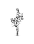 Pandora Double Heart Sparkling Ring 191198C01, exclusief en kwalitatief hoogwaardig. Ontdek nu!