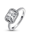 Pandora Rectangular Sparkling Halo Ring 192391C01, exclusief en kwalitatief hoogwaardig. Ontdek nu!