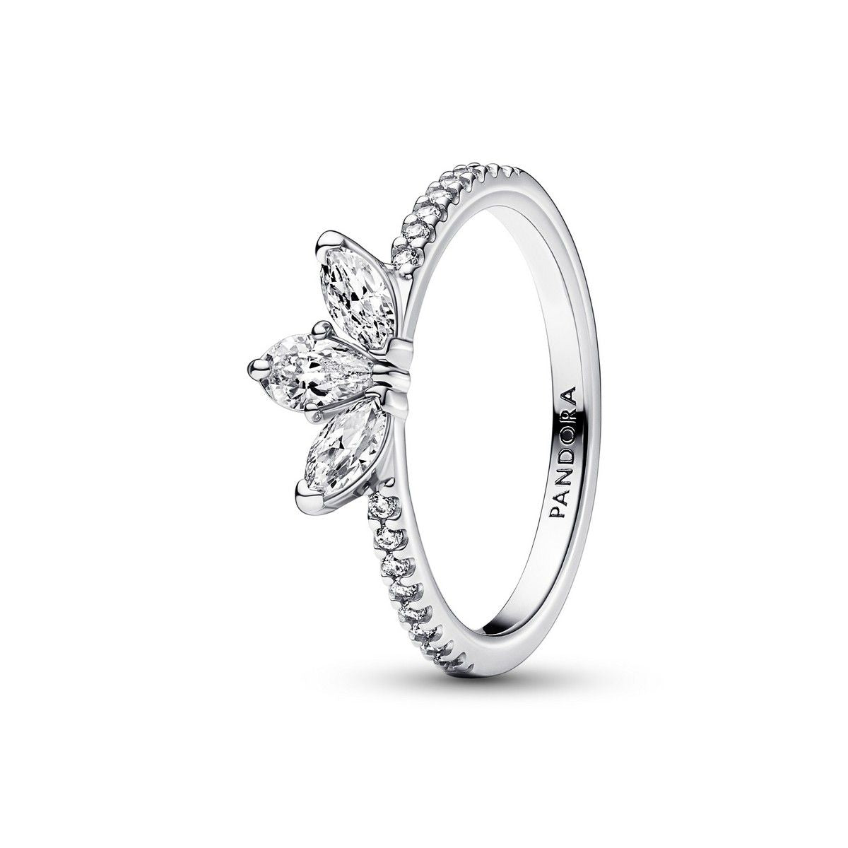 Pandora Sparkling Herbarium Cluster Ring zilver - 192392C01