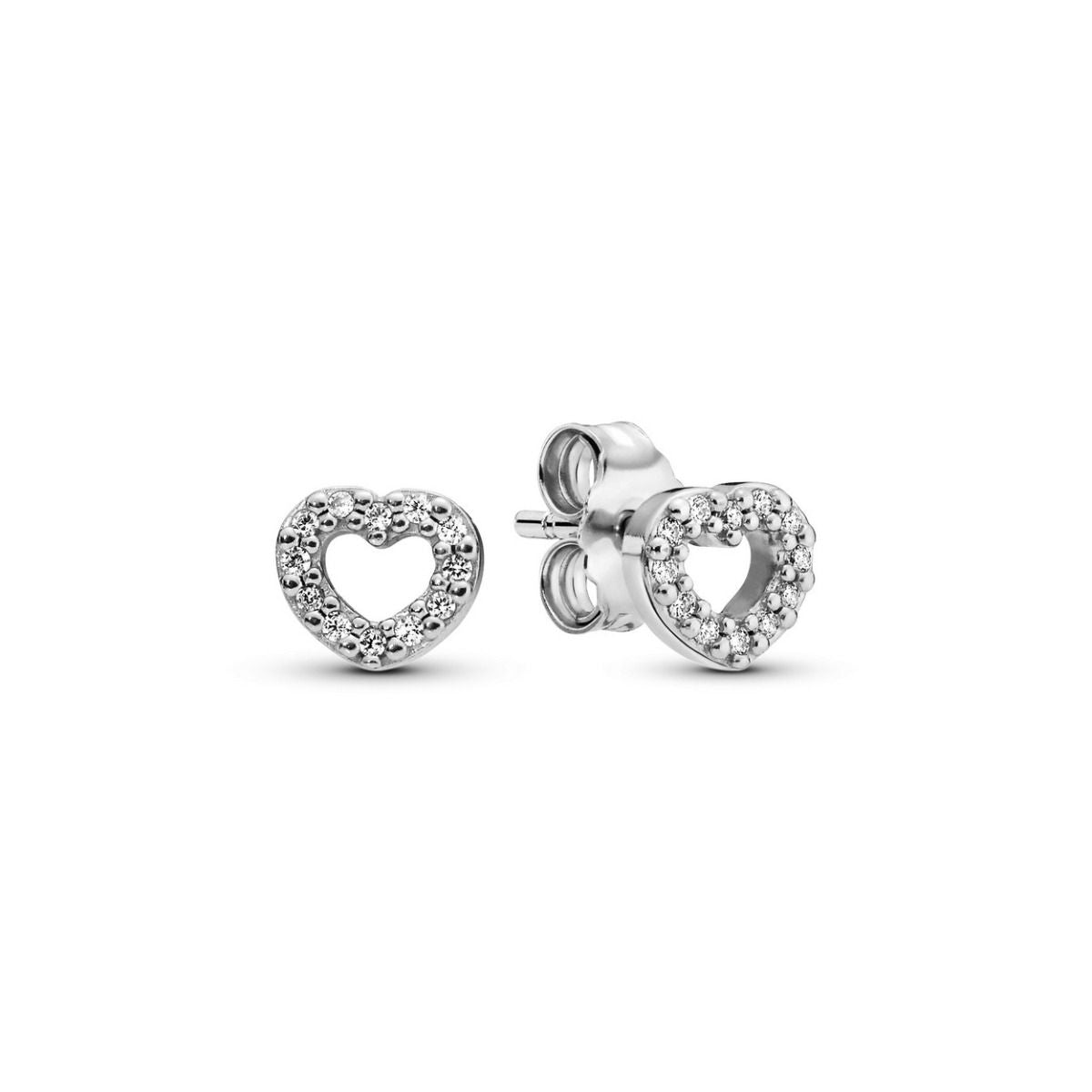 Pandora Open Heart Oorknopjes 290528CZ, exclusief en kwalitatief hoogwaardig. Ontdek nu!