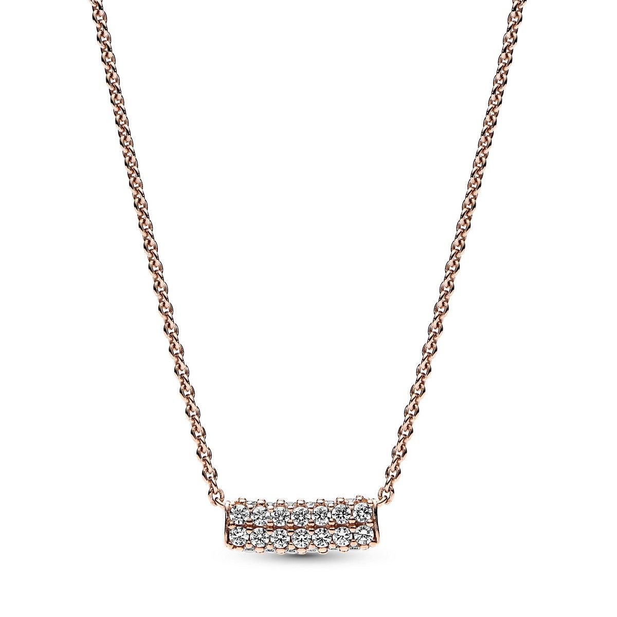 Pandora Timeless Balkje Ketting roségoudverguld - 382621C01