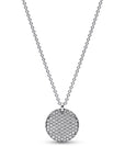Pandora Timeless-ketting met ronde pavé hanger 392632C01, exclusief en kwalitatief hoogwaardig. Ontdek nu!