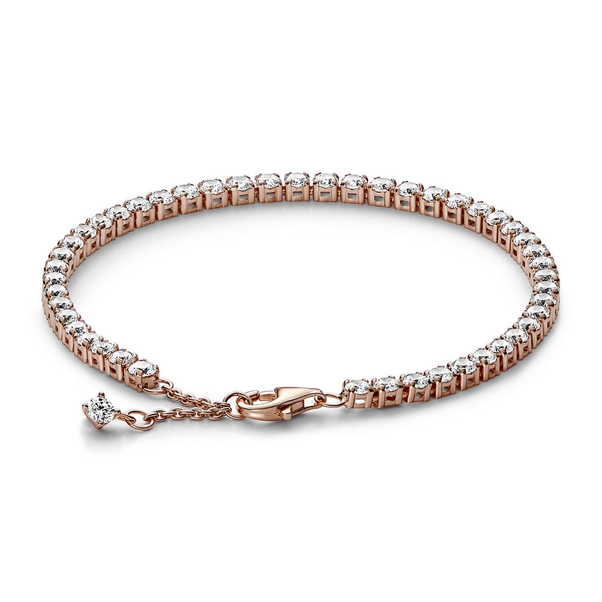 Pandora Sprankelende tennisarmband roségoudverguld - 581469C01