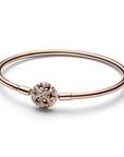 Pandora Moments Sparkling Snowflake Clasp Bangle 582338C01, exclusief en kwalitatief hoogwaardig. Ontdek nu!