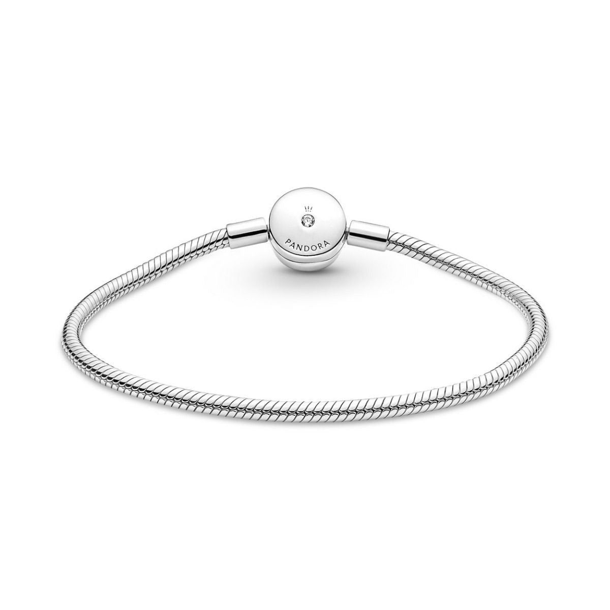 Pandora Moments Stralenkrans Snake Chain Armband zilver - 590038C01