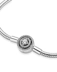 Pandora Moments Stralenkrans Snake Chain Armband 590038C01, exclusief en kwalitatief hoogwaardig. Ontdek nu!