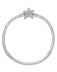 Pandora Moments Snake Chain Armband met Asymmetrische Ster Sluiting 599639C01, exclusief en kwalitatief hoogwaardig. Ontdek nu!