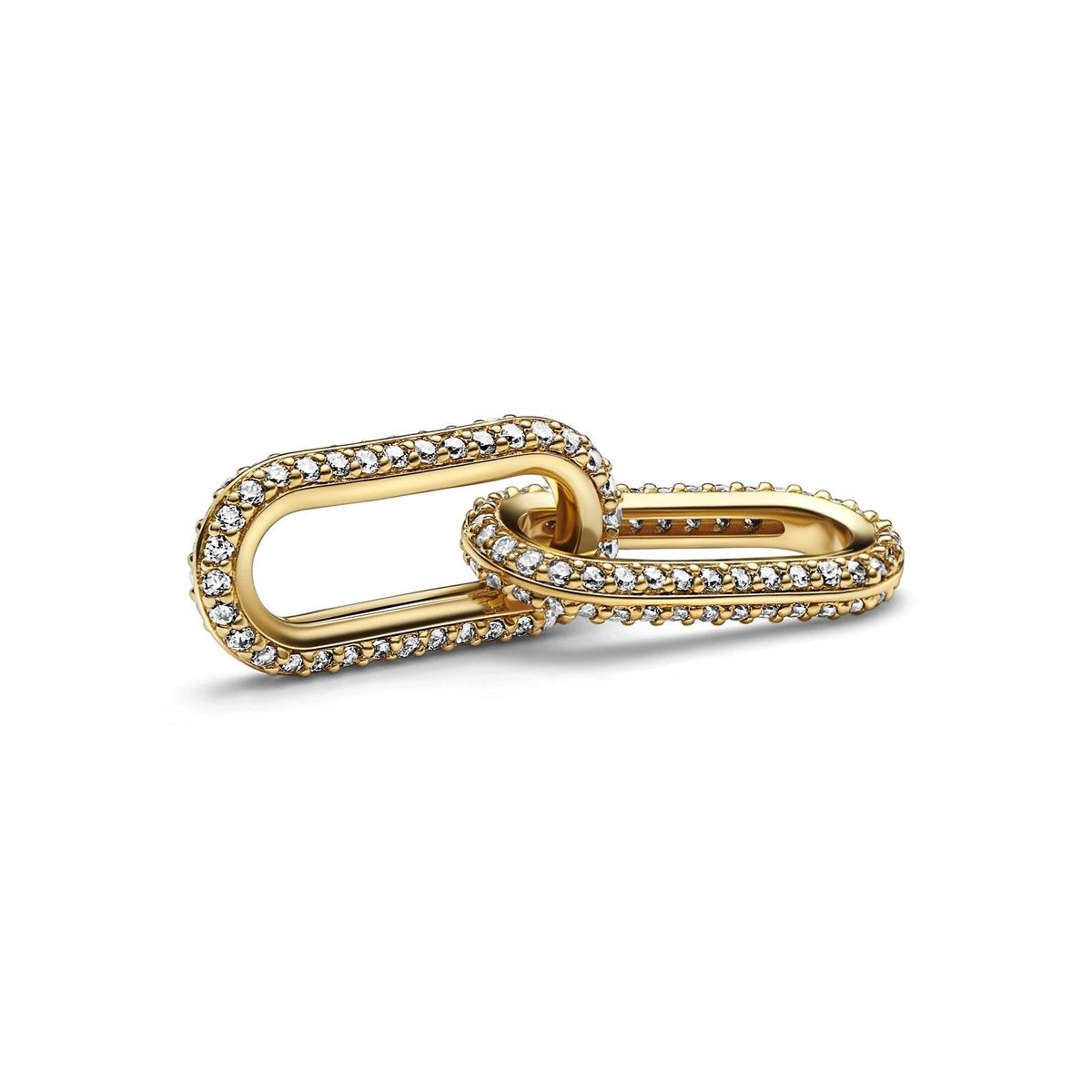 Pandora ME Styling Pavé Double Link goudverguld bedel - 769660C01