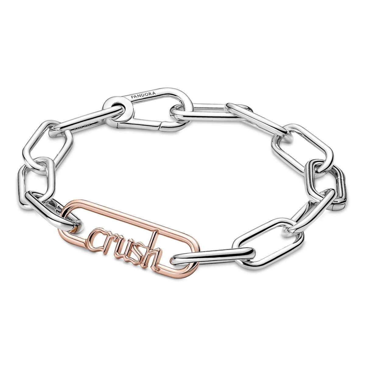 Pandora ME Woordvormige Stylingschakel Zilver link - 780080C00