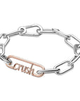 Pandora ME Woordvormige Stylingschakel Crush 780080C00, exclusief en kwalitatief hoogwaardig. Ontdek nu!