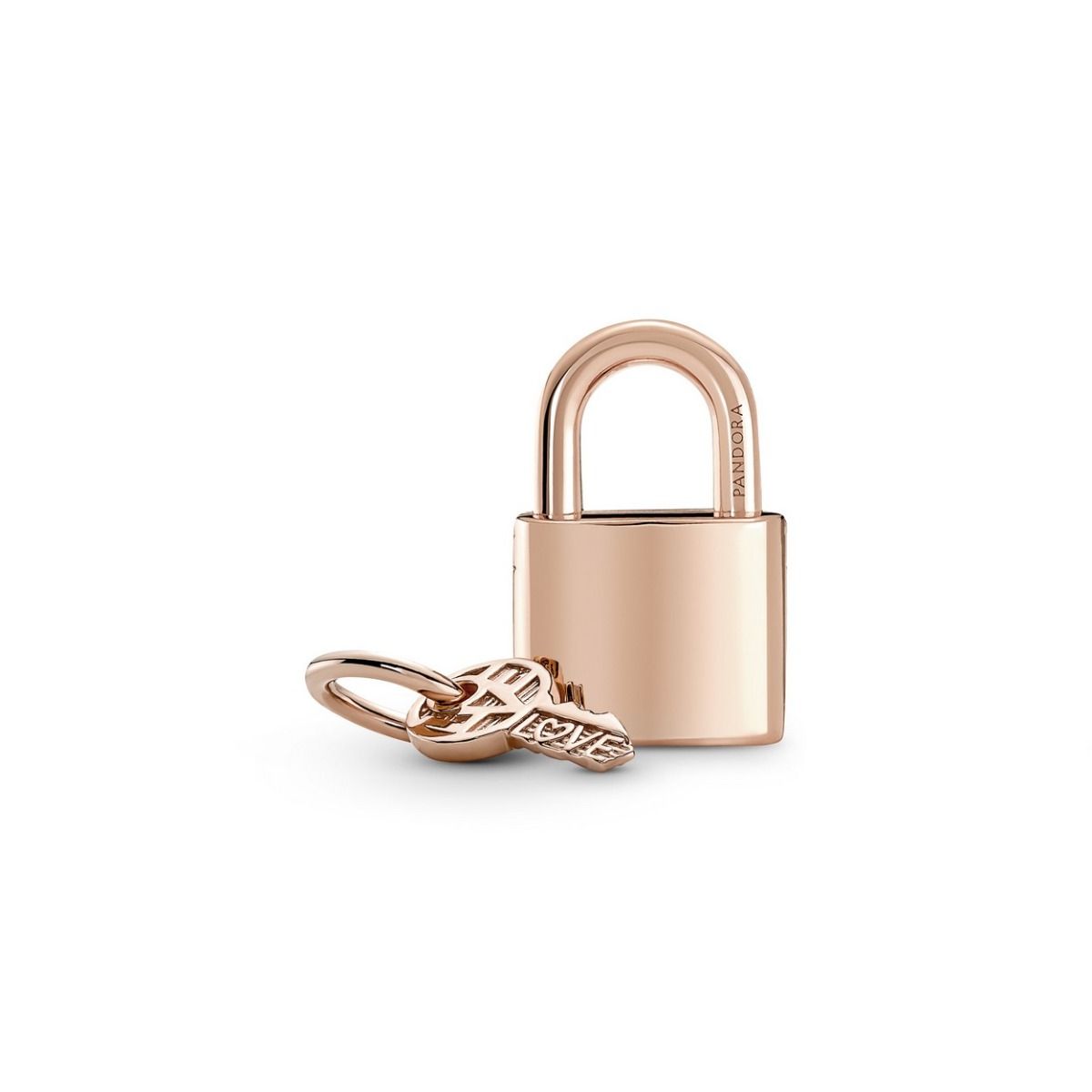 Pandora Hangslot & Sleutel Hangende Bedel roségoudverguld - 780088C01