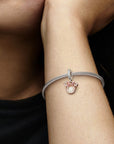Pandora Disney Minnie Mouse Silhouet Dubbele Hangende Bedel 782615C01, exclusief en kwalitatief hoogwaardig. Ontdek nu!