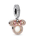 Pandora Disney Minnie Mouse Silhouet Dubbele Hangende Bedel 782615C01, exclusief en kwalitatief hoogwaardig. Ontdek nu!