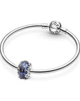 Pandora Hemelsblauw & Ster Murano Bedel 790015C00, exclusief en kwalitatief hoogwaardig. Ontdek nu!