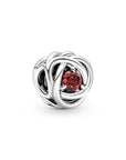 Pandora Juli Geboortesteen Romantisch Rode Oneindige Cirkel Bedel 790065C01, exclusief en kwalitatief hoogwaardig. Ontdek nu!
