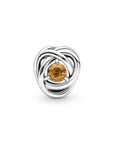 Pandora November Geboortesteen Honinggele Oneindige Cirkel Bedel 790065C04, exclusief en kwalitatief hoogwaardig. Ontdek nu!
