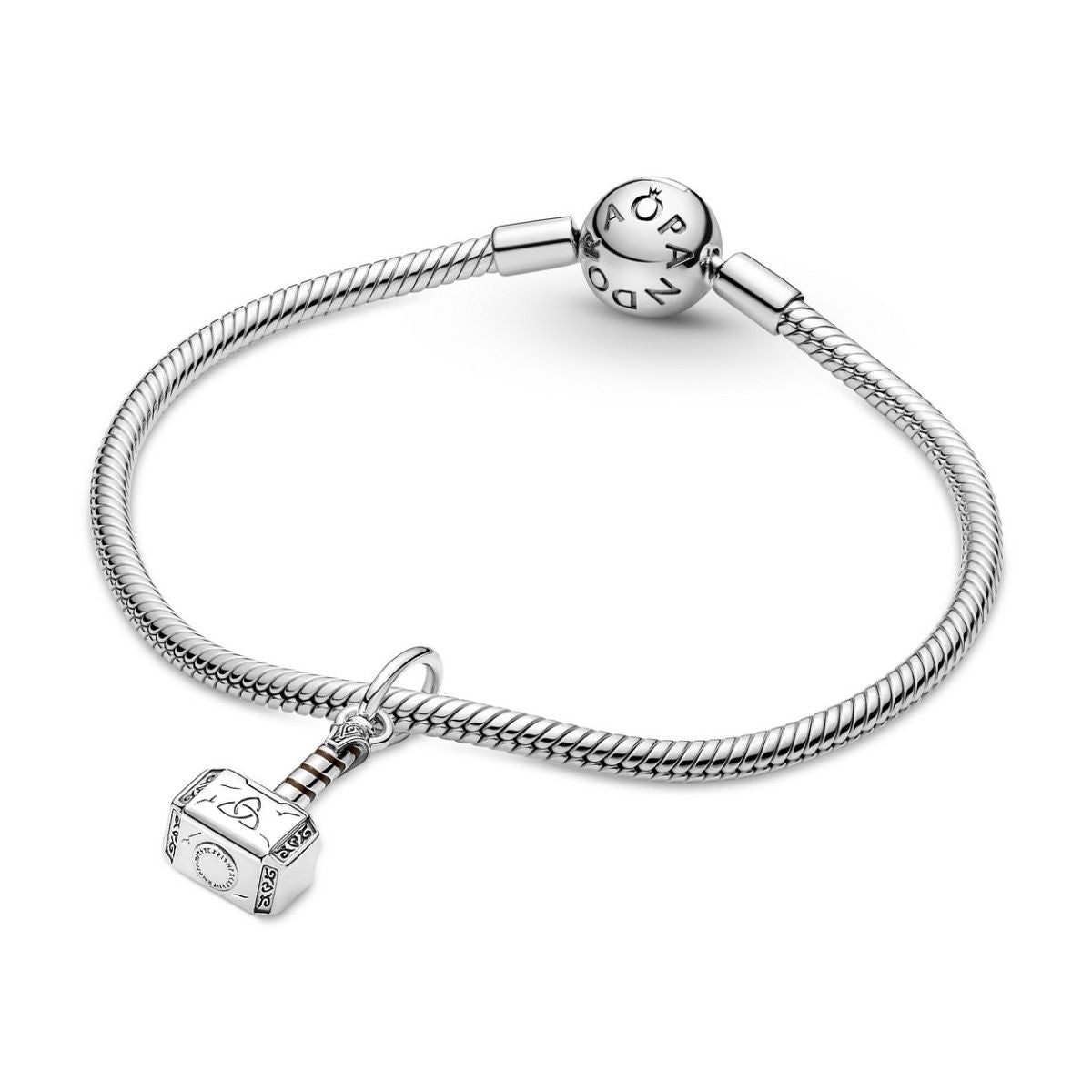 Pandora Marvel The Avengers Hamer van Thor Hangende Bedel zilver - 790483C01