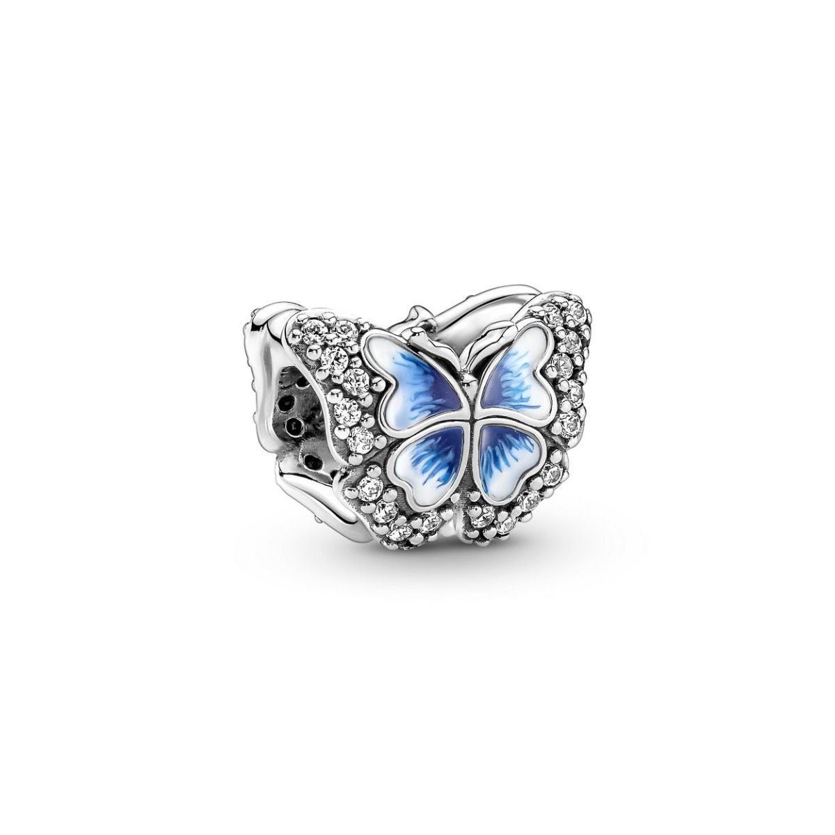 Pandora Blauwe Vlinder Sprankelende Bedel zilver - 790761C01