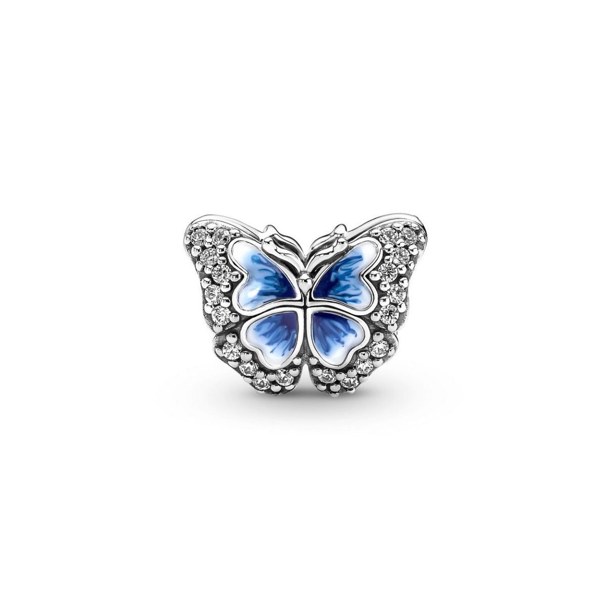 Pandora Blauwe Vlinder Sprankelende Bedel zilver - 790761C01