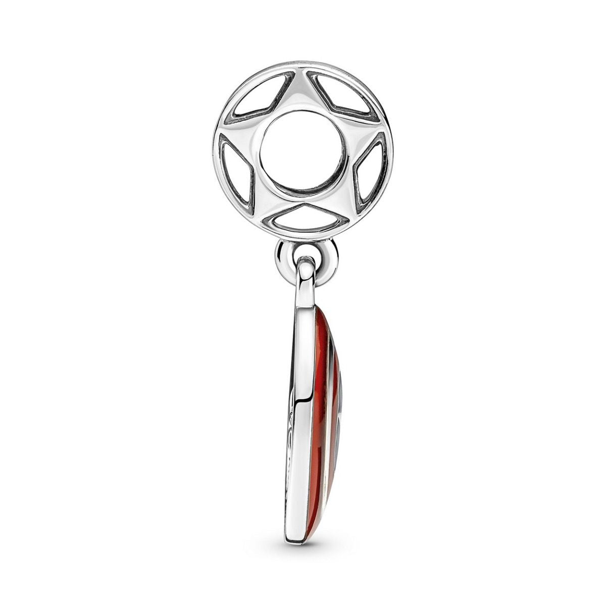 Pandora Marvel The Avengers Captain America Schild Hangende Bedel zilver - 790780C01
