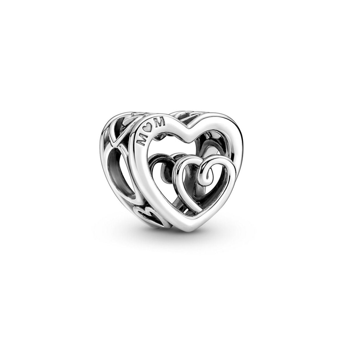Pandora Entwined Infinite Hearts Charm zilver - 790800C00