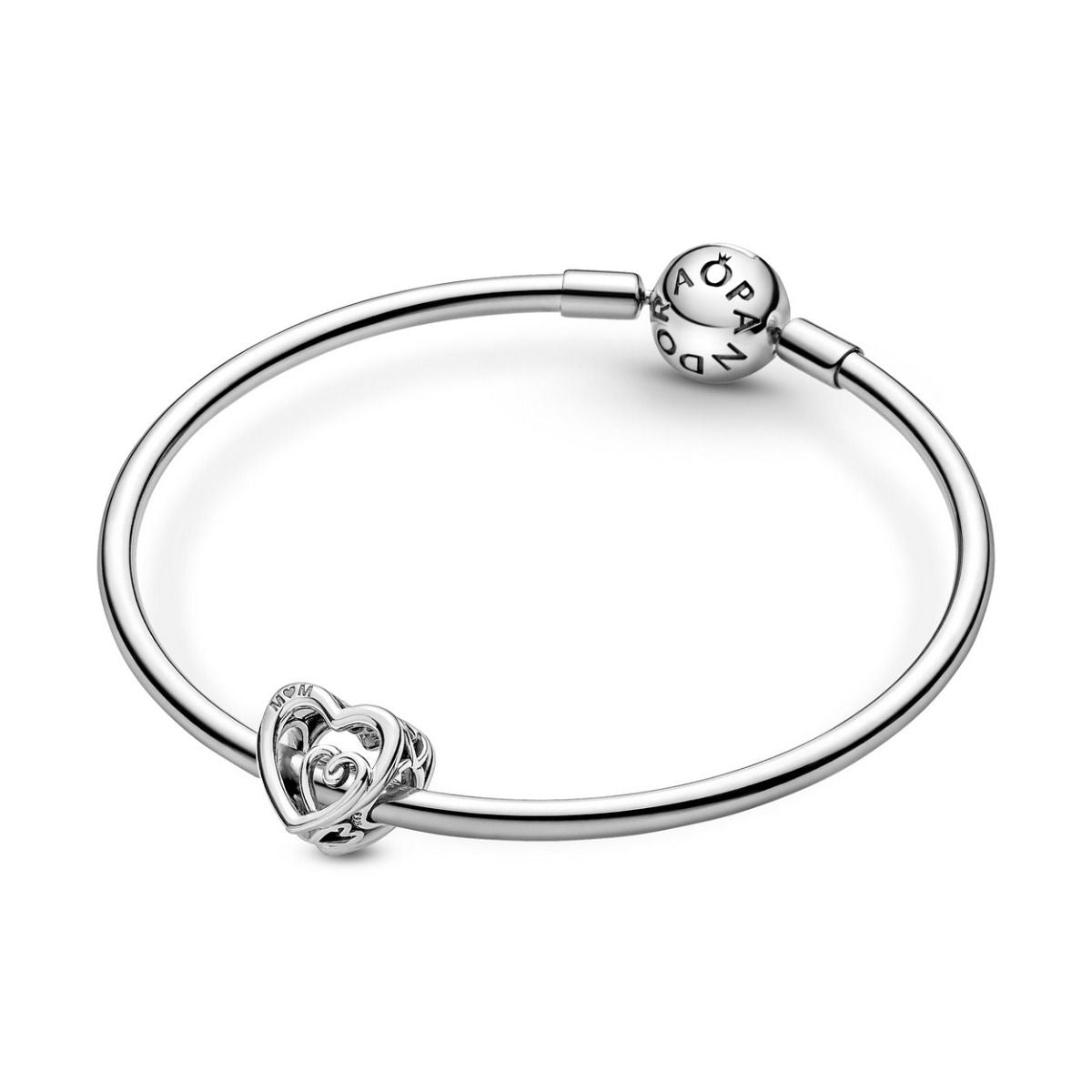 Pandora Entwined Infinite Hearts Charm zilver - 790800C00
