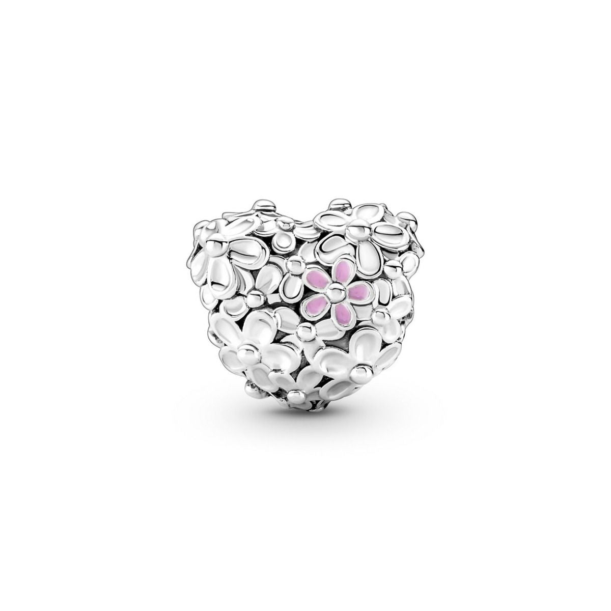 Pandora Mum Daisy Heart Charm zilver - 791155C01