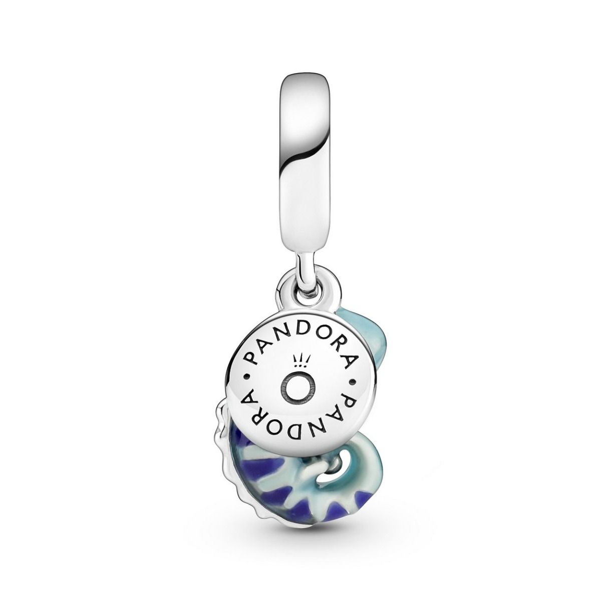 Pandora Colour-changing Chameleon Dangle Charm zilver - 791676C01