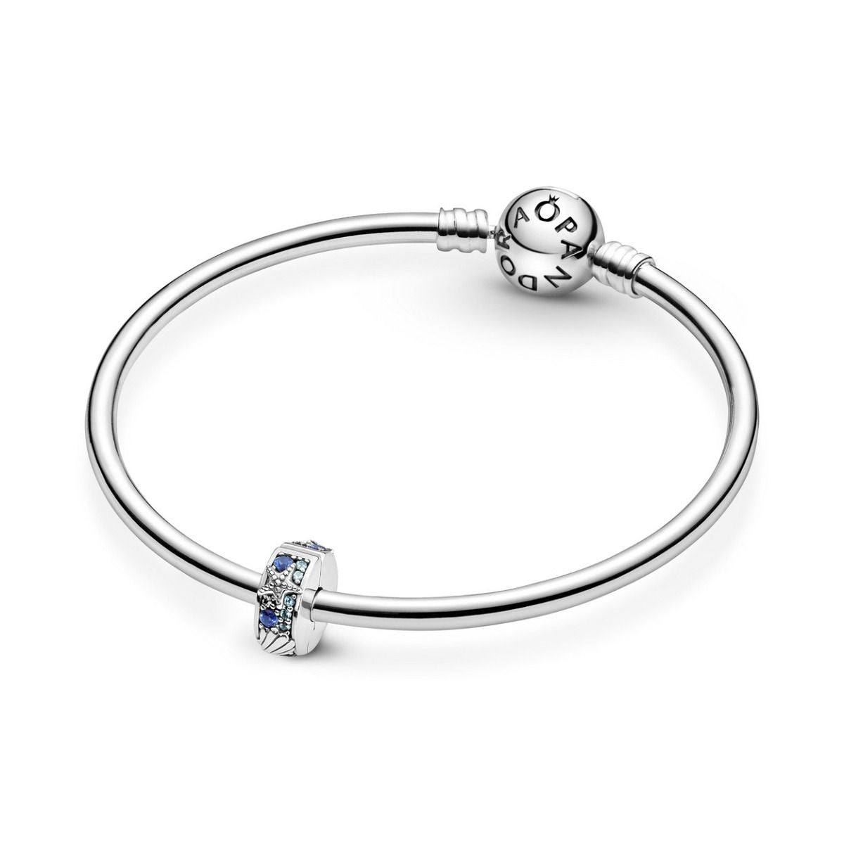 Pandora Tropical Starfish & Shell Clip Charm zilver - 791678C01