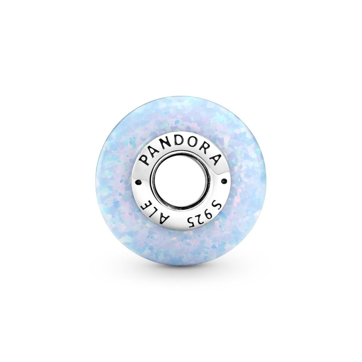 Pandora Opalescent Ocean Blue Charm zilver - 791691C01