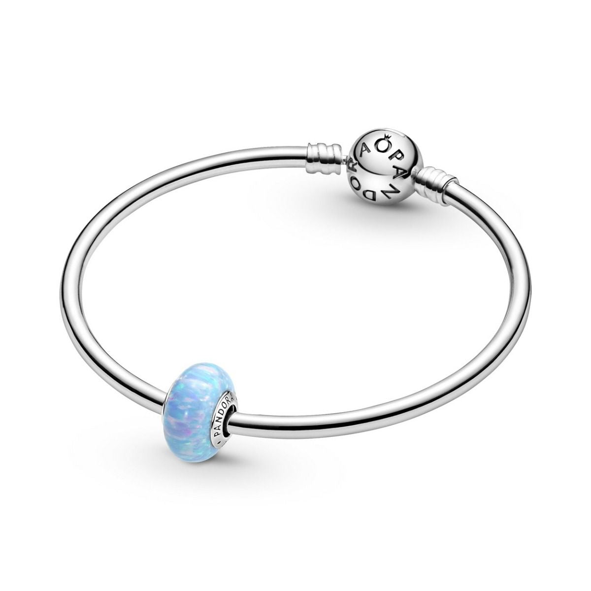 Pandora Opalescent Ocean Blue Charm zilver - 791691C01