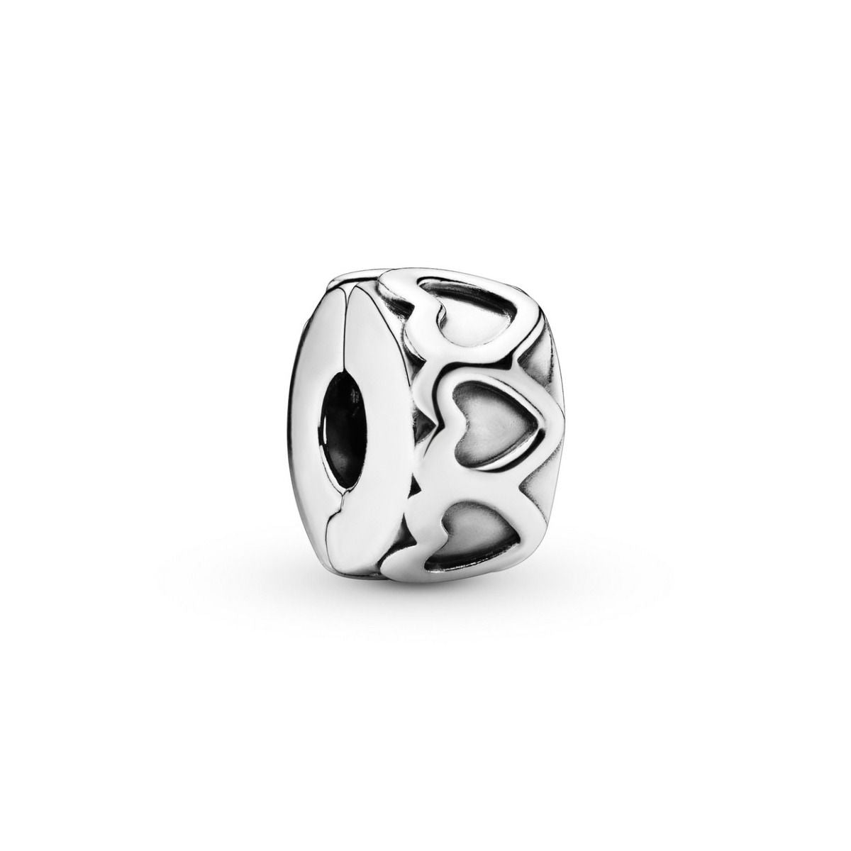 Pandora Band of Hearts Clip Bedel zilver - 791978