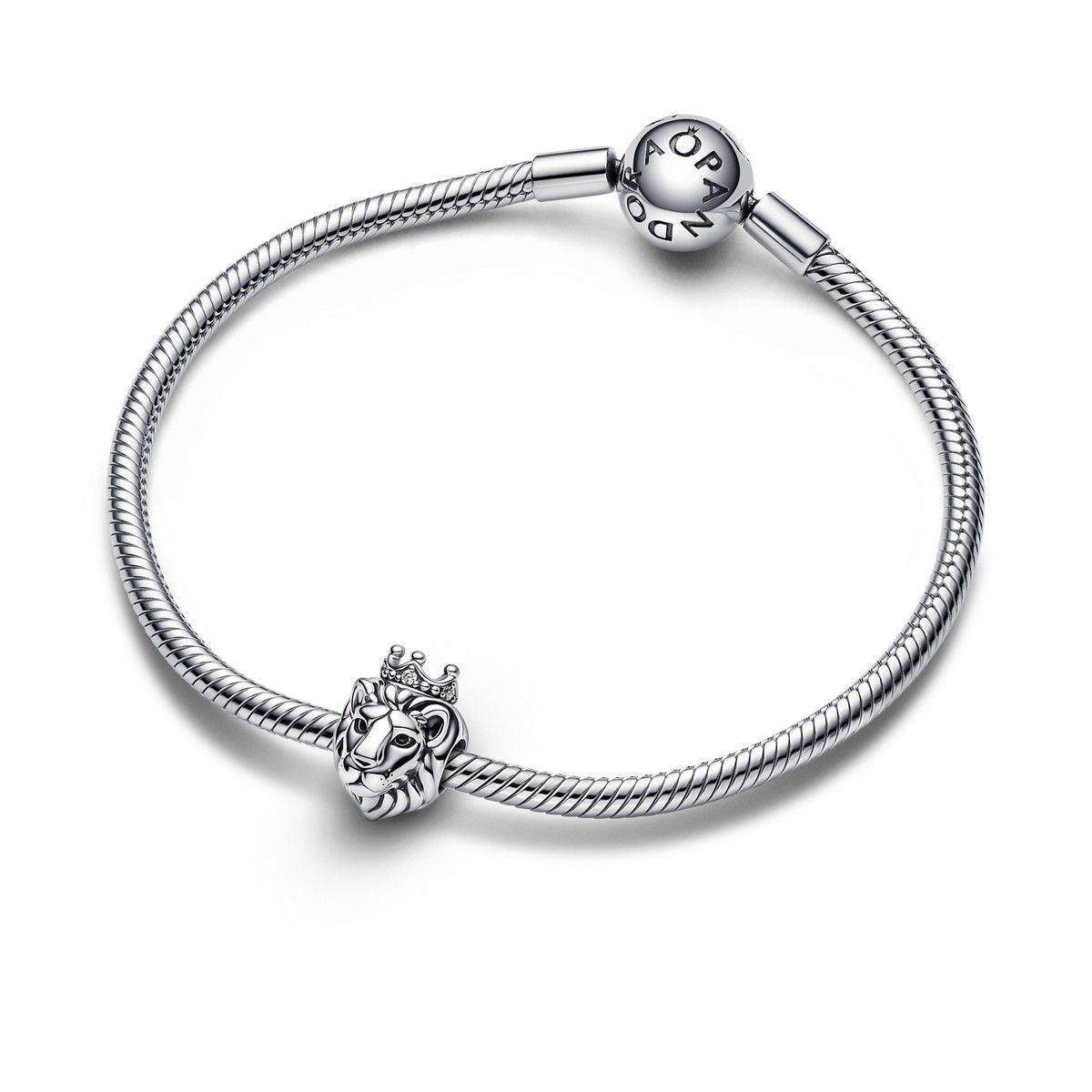 Pandora Regal Lion Bedel zilver wit - 792199C01