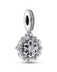 Pandora Sparkling Snowflake Double Dangle Charm 792355C01, exclusief en kwalitatief hoogwaardig. Ontdek nu!