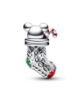 Pandora Festive Mouse & Stocking Charm 792366C01, exclusief en kwalitatief hoogwaardig. Ontdek nu!
