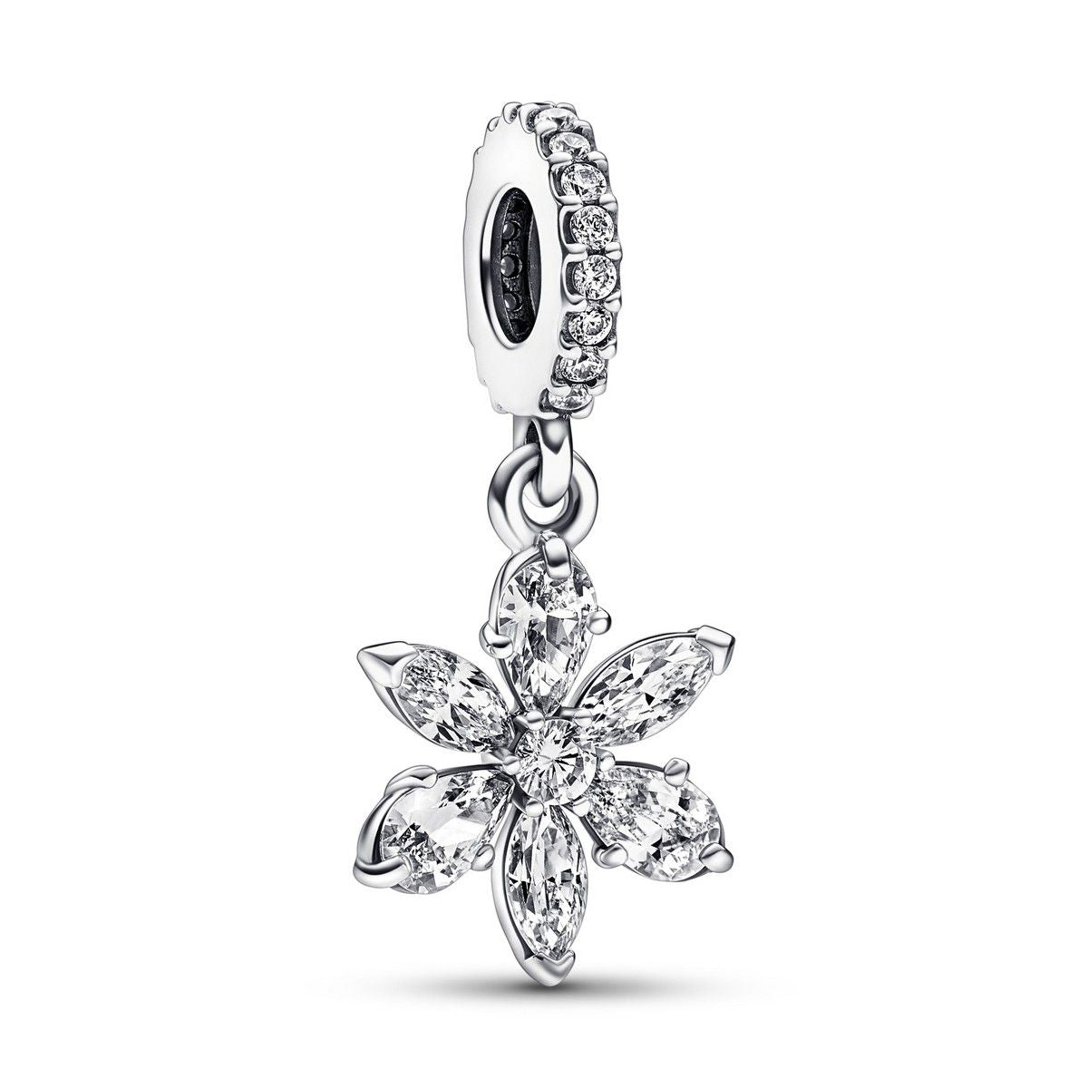 Pandora Sparkling Herbarium Cluster Dangle Charm zilver - 792382C01