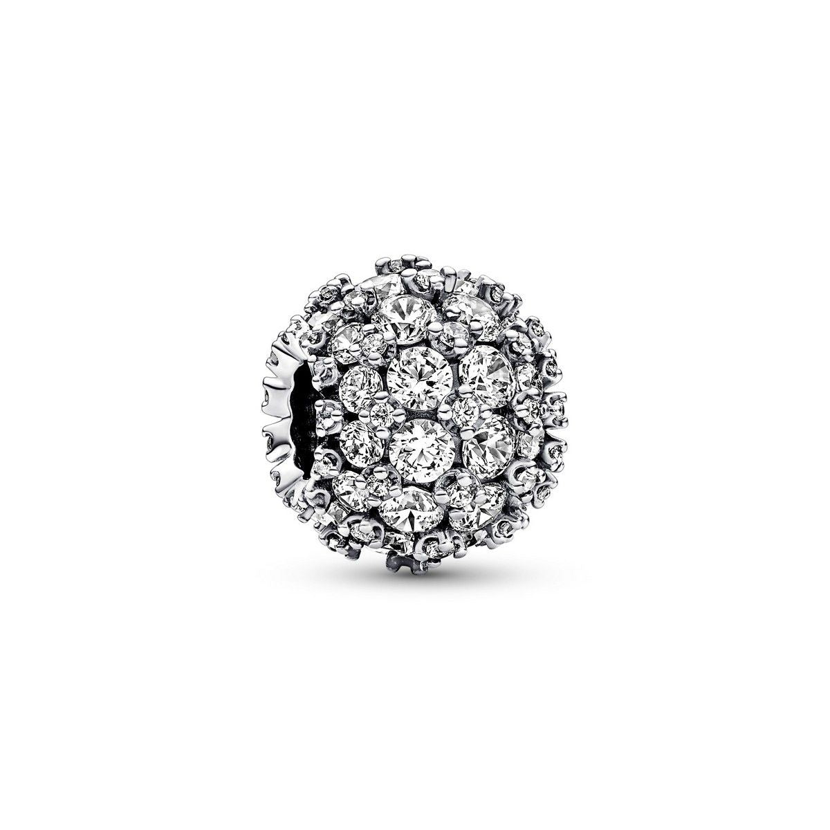 Pandora Sprankelende ronde pavébedel zilver - 792630C01