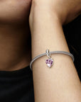 Pandora Roze Stamboom en Hart Hangende Bedel 792654C01, exclusief en kwalitatief hoogwaardig. Ontdek nu!